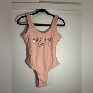 BACH THAT A** UP - Bachelorette One Piece Swimsuit